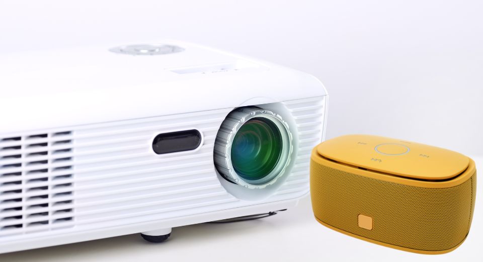 How to connect Bluetooth speaker to projector?