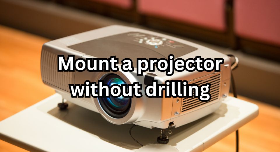 How to mount a projector without drilling?